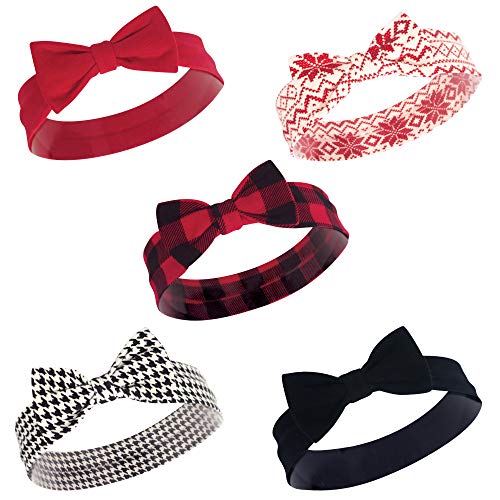 Image of Hudson Baby Infant Girl Cotton Headbands