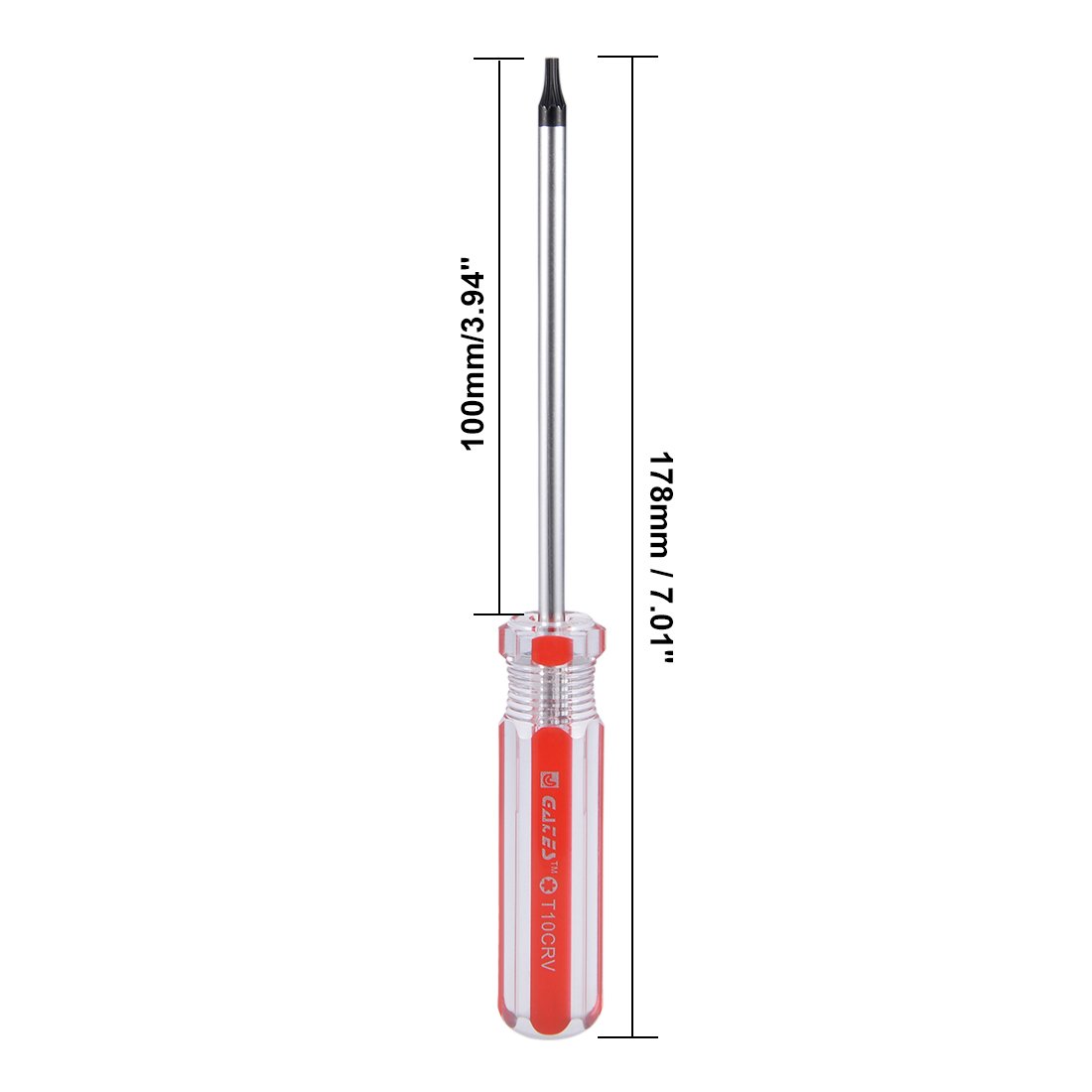 Sourcing Map T10 Torx-Bits, 50 Mm, Magnetisch, S2-Stahl – Für Schraubendreher & Bohrmaschinen