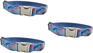Mipcase 3 Pçs Coleiras De Cachorros Coleiras De Cachorro Ajustáveis Para Maca Coleira De Liberação Rápida Coleiras De Treinamento De Cachorro Coleira De Cachorro Para Cachorros De
