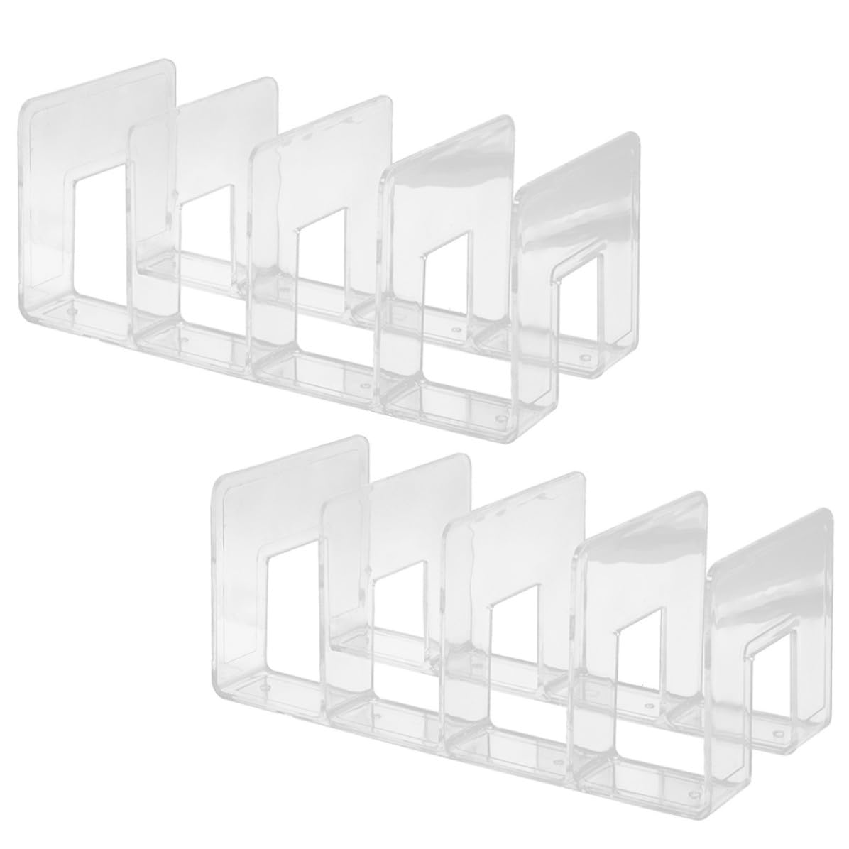 Support de rangement pour livres, étagère de bureau plastique, rangement documents