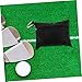 KOMBIUDA Golf Tee Holder Storage Bag Durable PU Multi Functional Golf Ball Zipper Pouch with Waist Hanging Design for Efficient Organization and Versatile Storage and Balls
