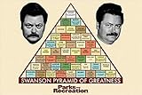 Parks and Recreation Tv Show Poster / Print 24 X 36 the Pyramid of Greatness by PosterSuperstars
