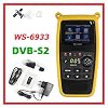 TV Signal Strength Meter, Satellite Finder WS-6933 Digital Satfinder DVB-S2 2.1 Inch LCD Display FTA C&KU Band WS 6933 WS6933 Sat Meter,Camping Essentials