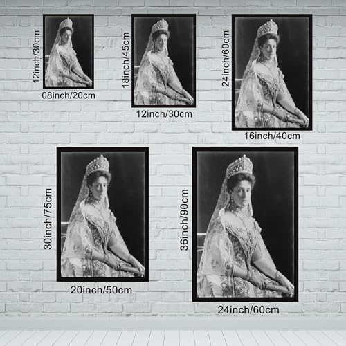 Toile Tsarina Alexandra pour décoration murale de bureau en format 61x91
