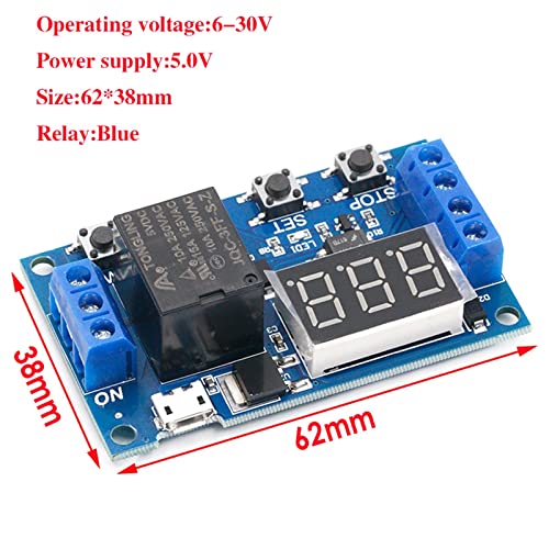 Interruptor de circuito temporizador DC 12V para automatizar luces y sistemas del hogar DIY 2