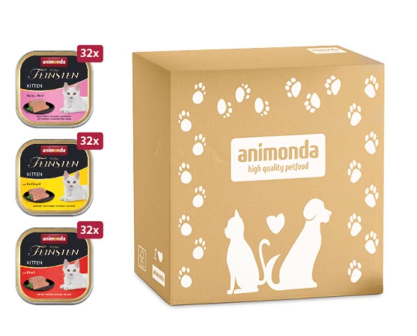 von Feinsten Kattenvoer, nat kattenvoer (32 x 100 g), kitten