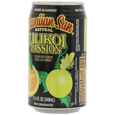 Hawaiian Sun Lilikoi, Passion Fruit, 11.5 Fl Oz (Pack of 24)