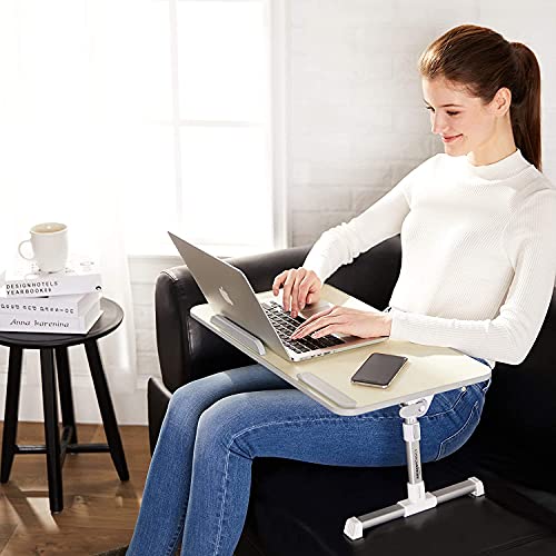 Amazon Basics Adjustable Laptop Tray Table - Lap Desk Fits Up To 17-Inch Laptop - Medium #TOP2