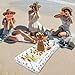 Inflatable Drink Cooler, Inflatable Cooler 48x24 Inch PVC Ice Serving Bar with Anti-Leakage Nozzle Floating Blow up for Yard BBQ Picnic Pool, Ice Serving Bar