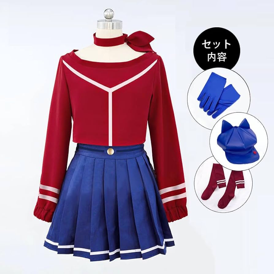 Amazon.co.jp: ミサイド ミタ コスプレ衣装 セット ウィッグ追加