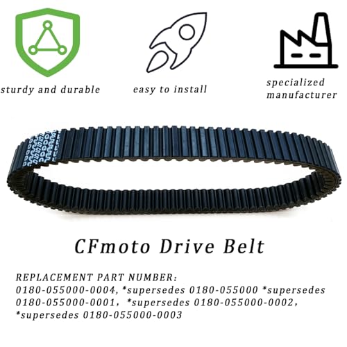 Correia de embreagem CFmoto CVT para Uforce Zforce Cforce 400 450L 500 600 625 Rancher 500 600 UTV,