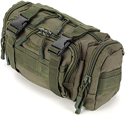 Snugpak ResponsePak, Waist Pack Carry Case with MOLLE Webbing and Alice Clip System, Olive