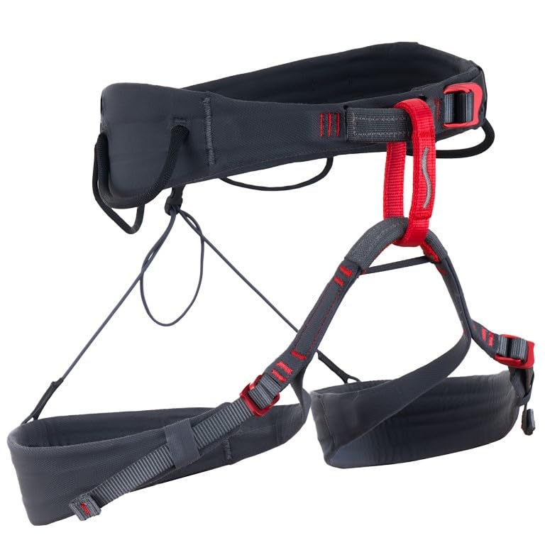 FIXE - Arnés Àgil Versà de Escalada y Alpinismo - Perneras Ajustables y Triple Webbing para Máximo Confort y Estabilidad - Arnés Unisex Certificado EN12277 y UIAA (Small)