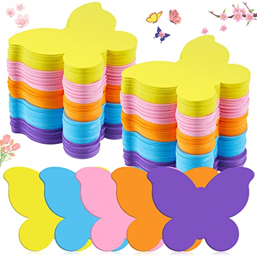 60 Pcs Butterfly Diy Craft Set Foam Butterfly Shapes Cutouts Crafts Set Classroom Spring Bulletin Board Butterfly Decoration For Kids Adults Diy Craft Party Supplies, 5 Colors Non Adhesive #TOP6