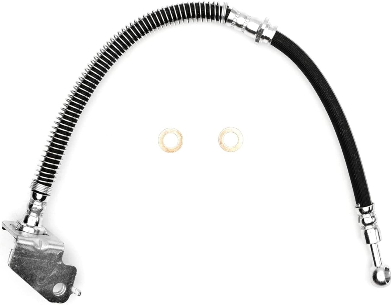 Dynamic Friction Company Front Right Brake Line Hose 350-21098 For 2005-2009 Hyundai Tucson, 2005-2010 Kia Sportage