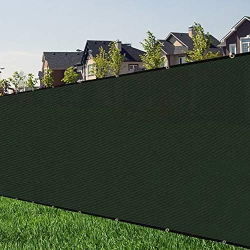 zimo 6'x50' Balcony Privacy Screen Wind Screens Fence Cover Shade Mesh Fabric Fence Privacy Screen (6'x50')