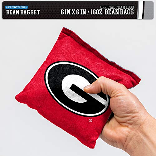 Image of NCAA College Dual Sided Bean Bags by Wild Sports, 8 Count, Premium Toss Bags for Cornhole Set - Great for Tailgates, Outdoors, Backyard