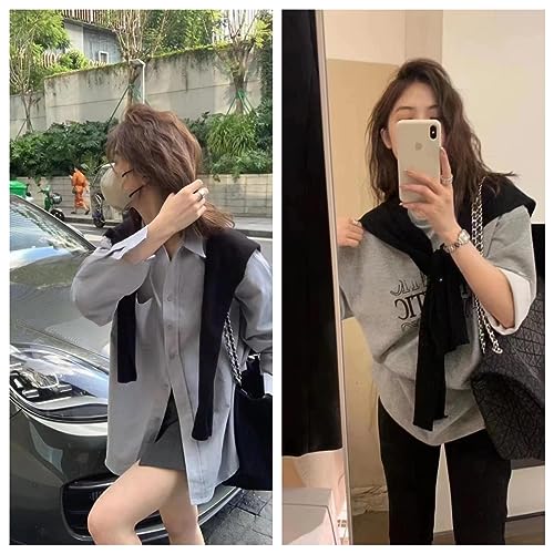 Sweater Shawl Wraps for Women Sweater Knitted Knotted Shawls Travel Casual Scarf Cape Shoulder Tops Fashion Wrap4