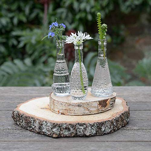 Set Of 3 Miniature Vintage Style Patterned Bud Vases ~ Perfect Wedding Table Centrepiece ~ Vases for flower buds