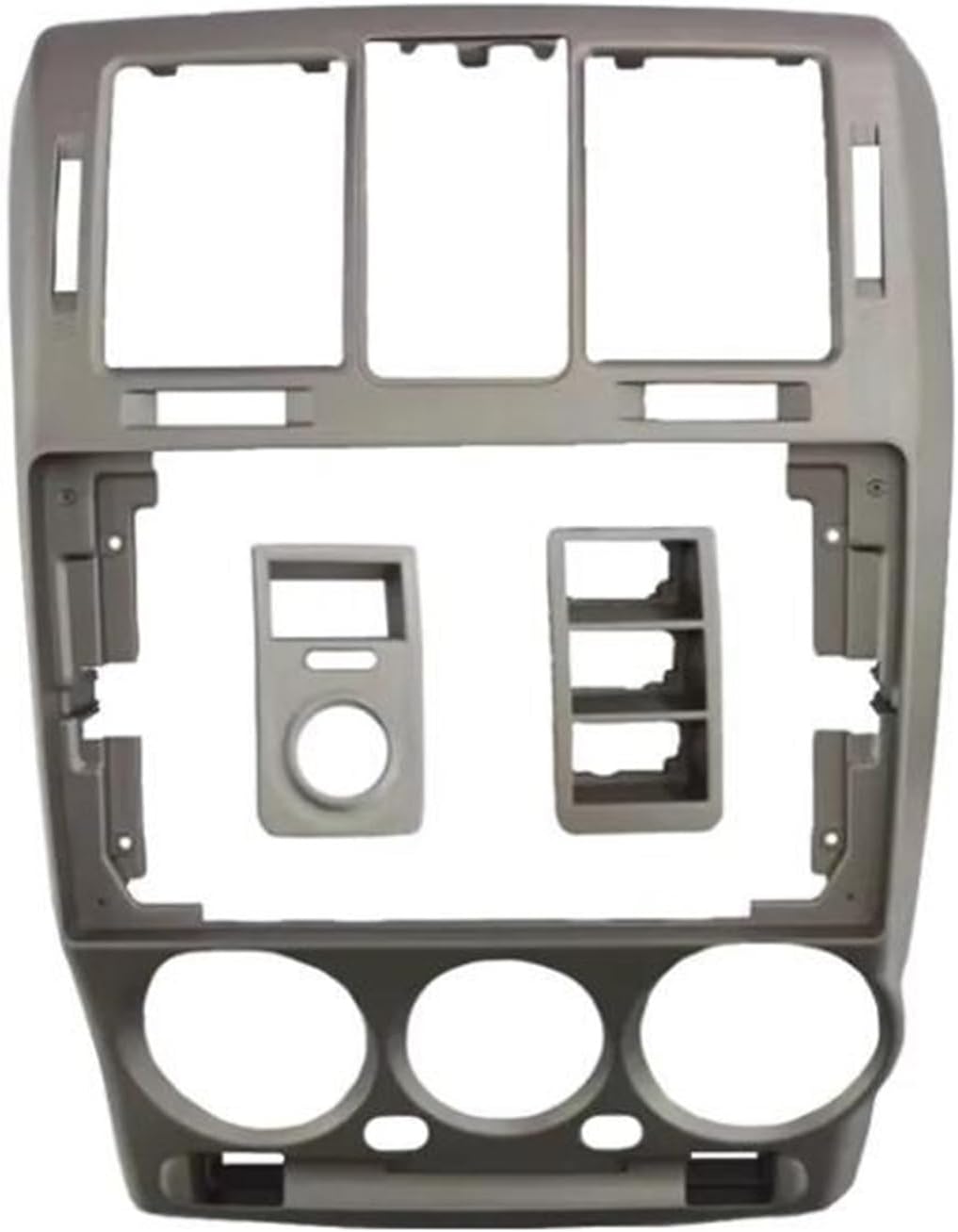 9 INCH 2 Din Car Audio Frame GPS Navigation Fascia Panel Car DVD Plastic Frame Fascia 2002-2011 Compatible with Hyundai Getz Installation Radio Kit (Color : Left Wheel)