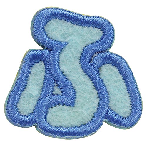 サンヒット ワッペン ふ ブルー ABS-28