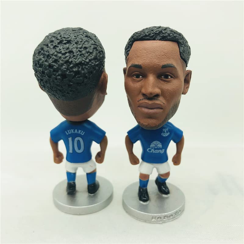 SOCCERWE Figura ROMELU LUKAKU Everton Fútbol Action Figure Altura 7 cm aprox....