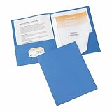 2-Pocket Fldr w/3-Prong Fstnr, LTR, 20 Sht Cap., 25/BX, LBE, Sold as 1 Box – view 1