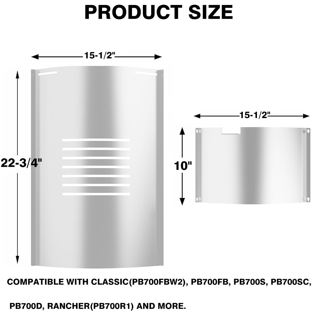 Flame Broiler Replacement for Pit Boss 700 Series Pellet Grills, including models PB700FBW2, PB700S, PB700SC, PB700DP, PB700FB, PB700FBW1, PB700R1, and the Pit Boss 700 Classic Series.