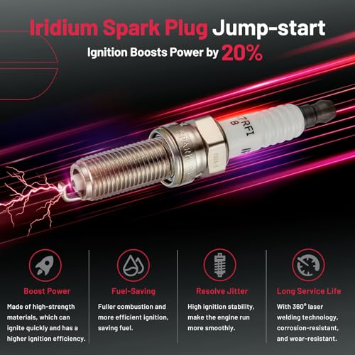 Image of BDFHYK Ignition Coil UF672 and Spark Plug 97390 for Honda Civic 2012-2015