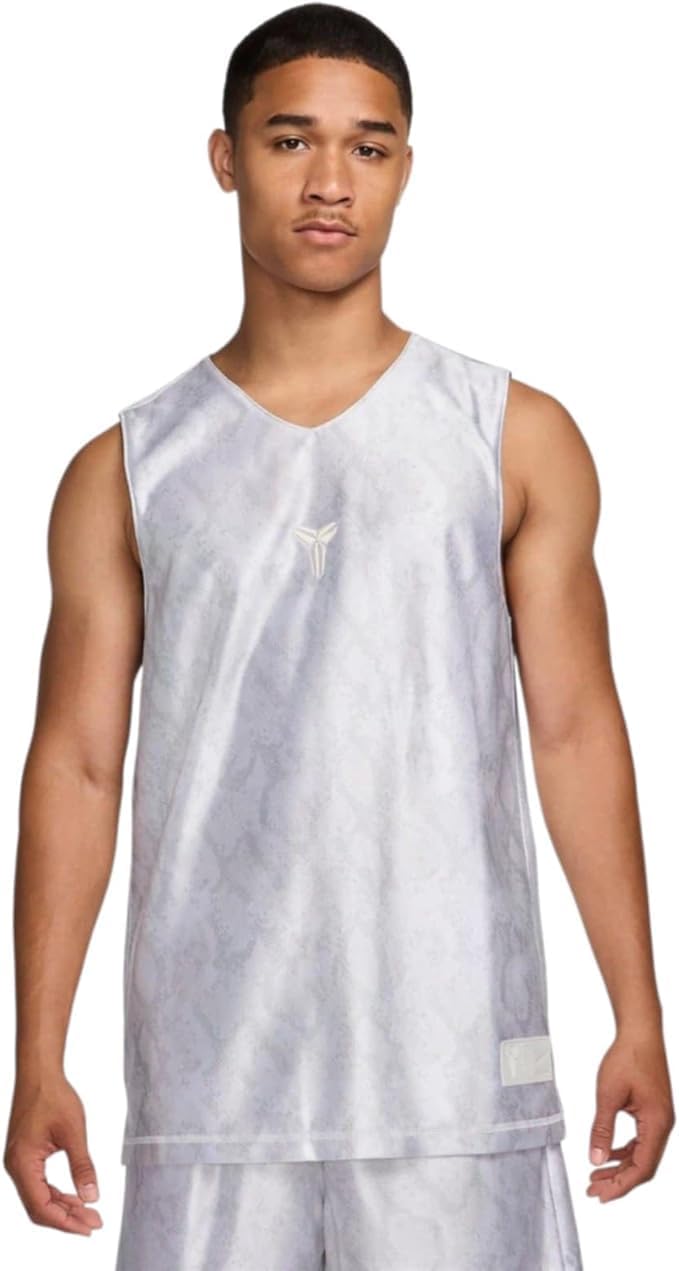 Nike Men's Kobe Basketball Reversible Jersey M White