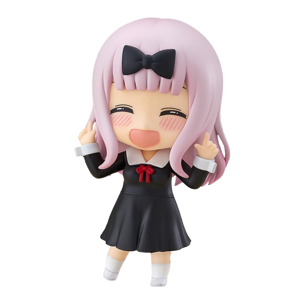 Zhongkaihua Fujiwara Chika figurka z wymiennymi głowicami i rękami, ruchoma figurka, anime Q, model PVC, 10 cm