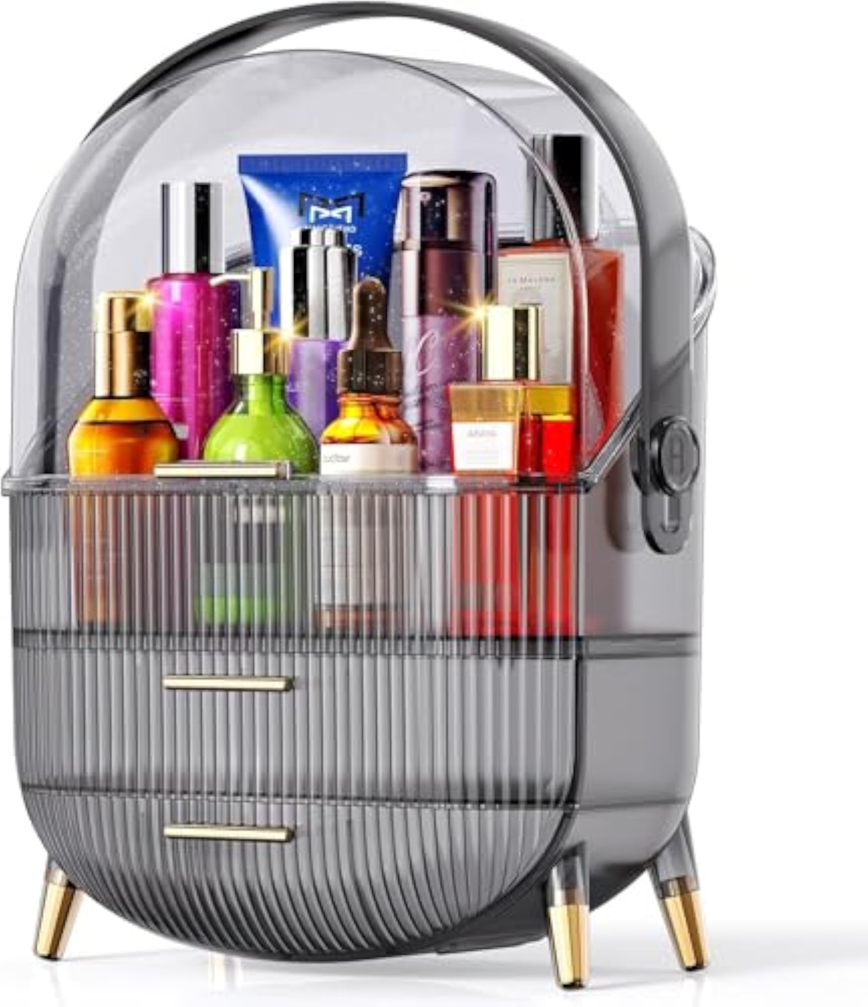 Clear Drawer Type Makeup Storage Rack
