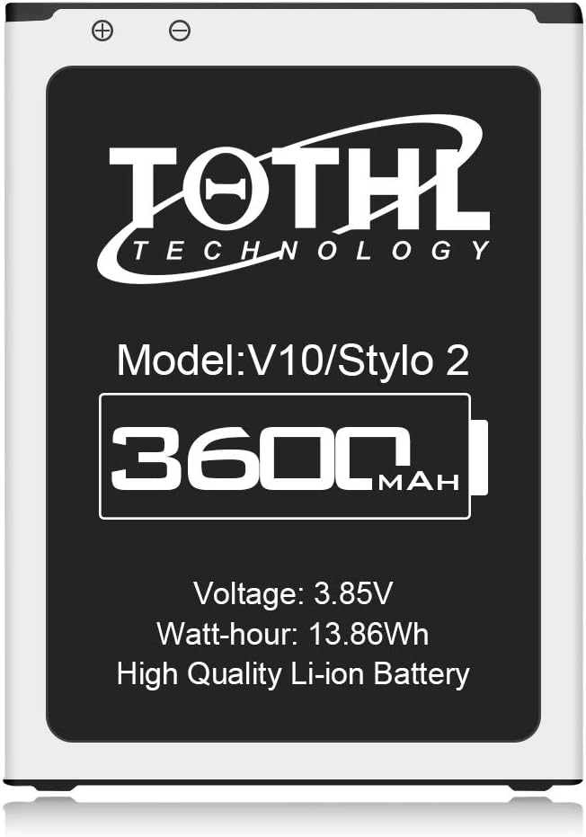 Taeozi 3600mAh LG Stylo 2 Battery, 2023 New Battery for LG Stylo 2 Plus MS550 K550 LG BL-45B1F Stylo 2V VS835 K540 LS775 L81AL K550 Battery-Black