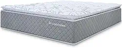 Colchão Queen Molas Ensacadas Premium Pillow Top Sleep 158x198cm BF Colchões