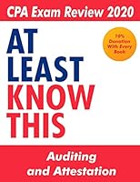 CPA Exam Review 2020 - At Least Know This - Auditing and Attestation 1706038364 Book Cover