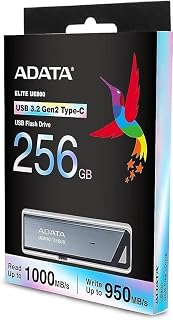 ADATA USB 256GB UE800 si 3.2 USB Tipo C Interface USB 3.2 Gen 2
