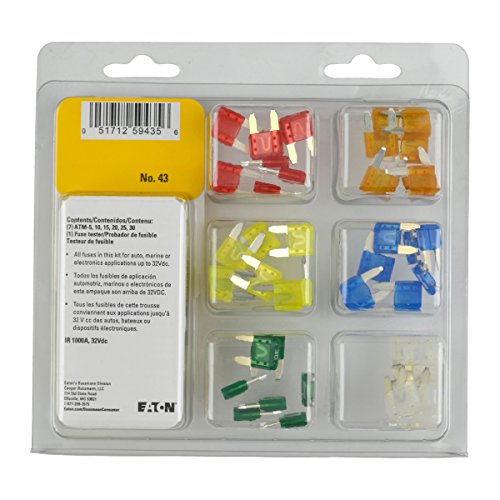 Bussmann No.43 Atm Mini Blade Fuse Tester/Puller Kit #TOP1