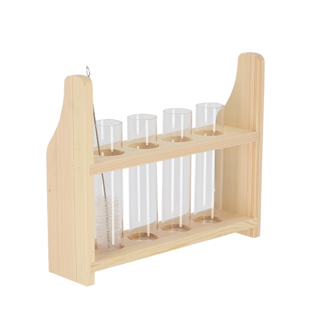 Soporte para Tubos de Ensayo S, Gradilla Compacta, 24.3x6x20 cm