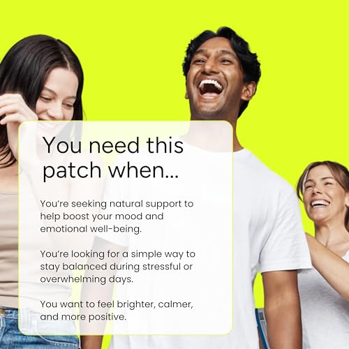 Image of The Patch Remedy Happy Patch | 5-HTP, L-Theanine, Rhodiola, Inositol, B6, Vitamin D3 | 30 Patches