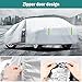 Car Cover Custom Fit for Toyota Camry 1996-2025, for Honda Accord 2001-2025, Waterproof All Weather for Automobiles Full Exterior Cover Rain Sun UV Protection with Door Zipper