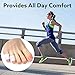 DYKOOK Pinky Toe Sleeves Tubes Cushion 10 PCS Little Gel Toe Protectors Splint Bandages Cover Prevention Corn Callus Blisters Pads Toe Rubbing for Women Heels Sandal Shoes (Thin-White)
