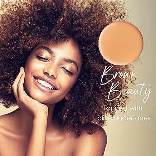 Sweet Leilani-Full Coverage Creaseless Cream Concealer Makeup, No Paraben, Vegan Free, And Cruelty-Free, Concealer Foundation For All Skin Types | 0.60 Oz | Brown Beauty | #TOP1