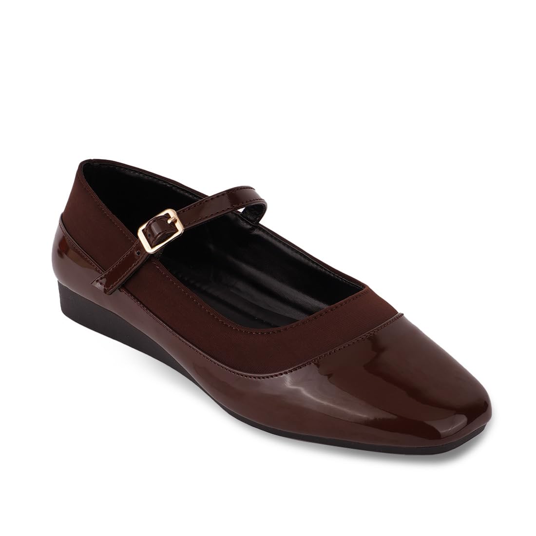 Square Toe Mary Jane Ballerinas for Women-image-23