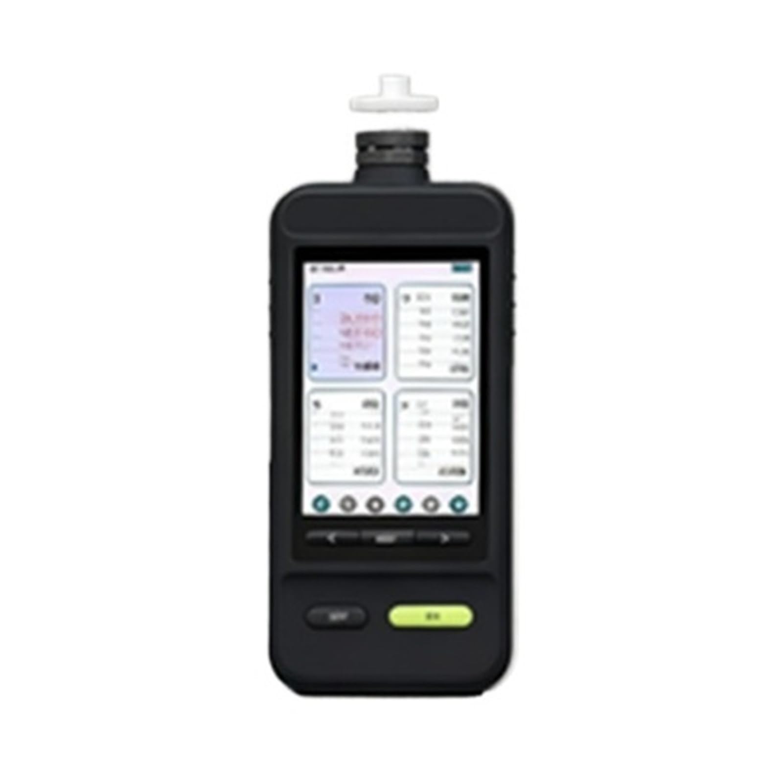 Detector portátil de Gas nitrógeno, Alarma Sonora y Luminosa, analizador electrónico de pureza de Gas N2 (Volumen 0-100%) for hogares y vehículos recreativos. Interior/Exterior