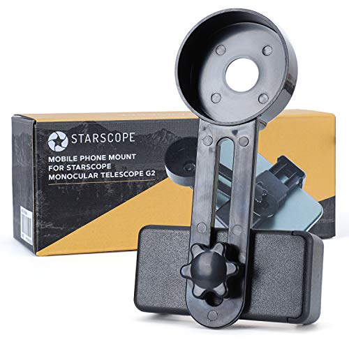 STARSCOPE G2 Mount Kit - Camera Phone Mount | Spotting Scope Phone Adapter for Cell Phones | Camera Adapter for iPhone and Android | Telescope Cell Phone Mount | Made for StarScope Gen 2 Monocular