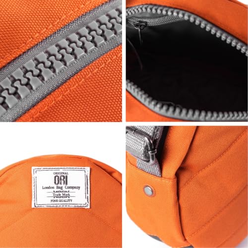 Image of ORI LONDON Crossbody Bag - Nylon Crossbody Bags for Women & Men with Chunky Zippers - The Paddington
