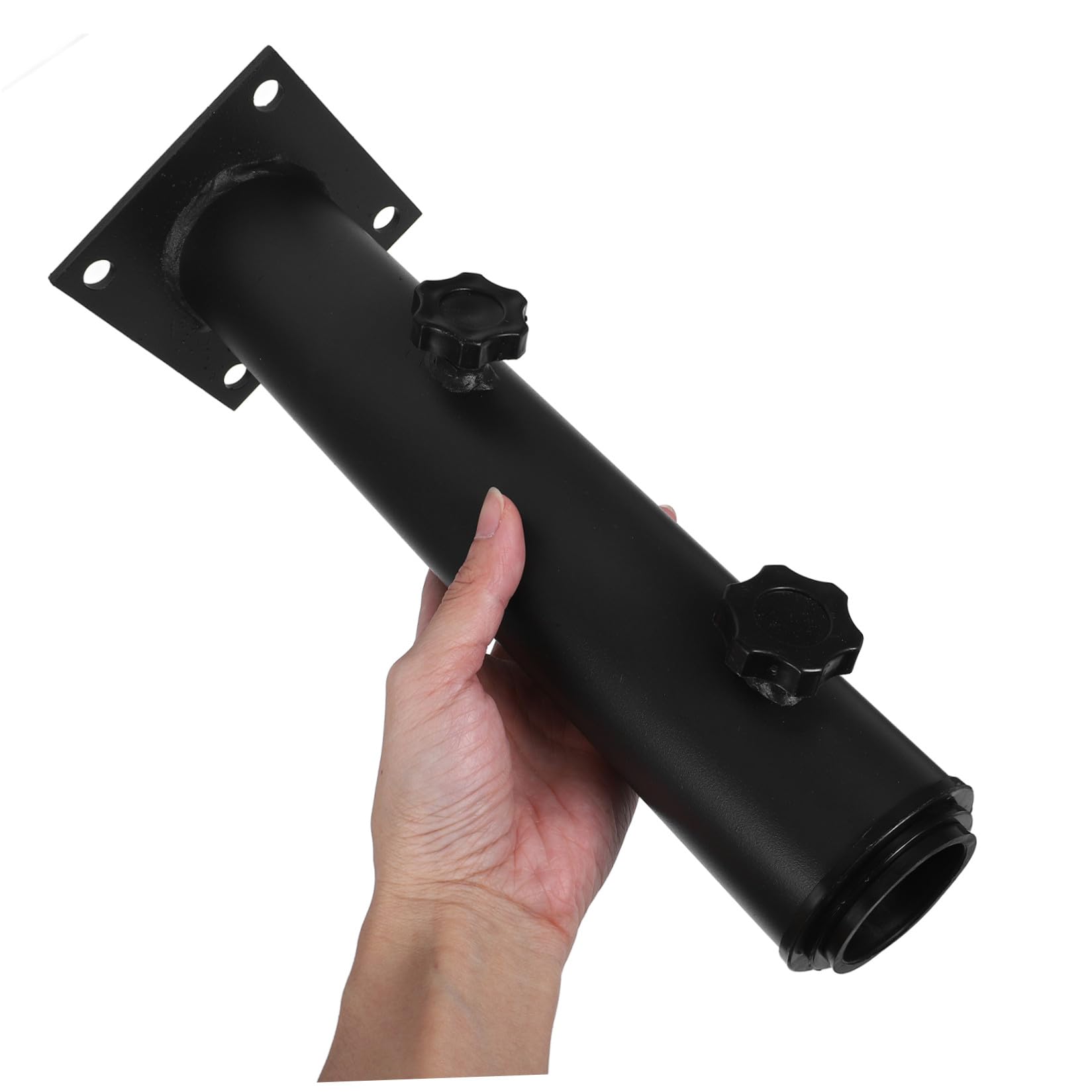 Portaombrelli per Vacanze Estive da Esterno Base in Ferro Robusto con Tubo di Base Ombrello Supporto Ombrellone Antivento Versatile per Ombrellone da Patio e Bordo Piscina