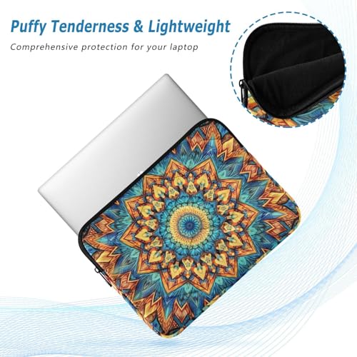Funda para portátil 13-14 pulgadas impermeable naranja azul miniatura 5