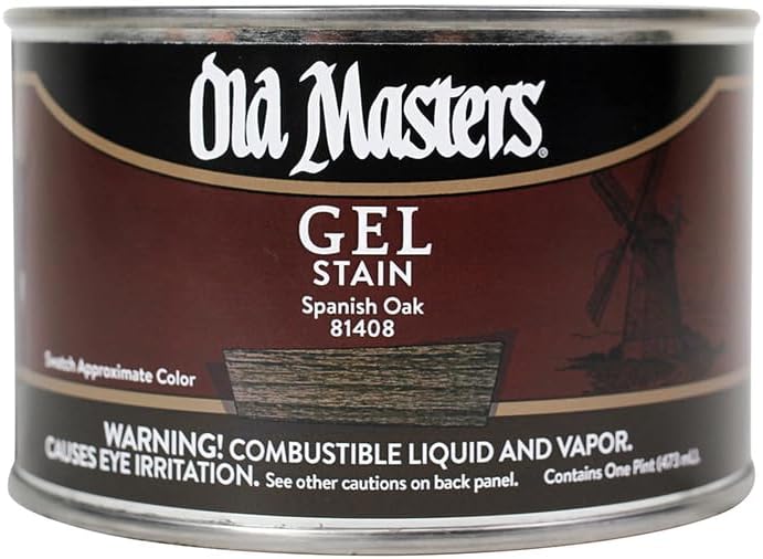 1 pt Old Masters 81408 Spanish Oak Old Masters Oil-Based Gel Stain
