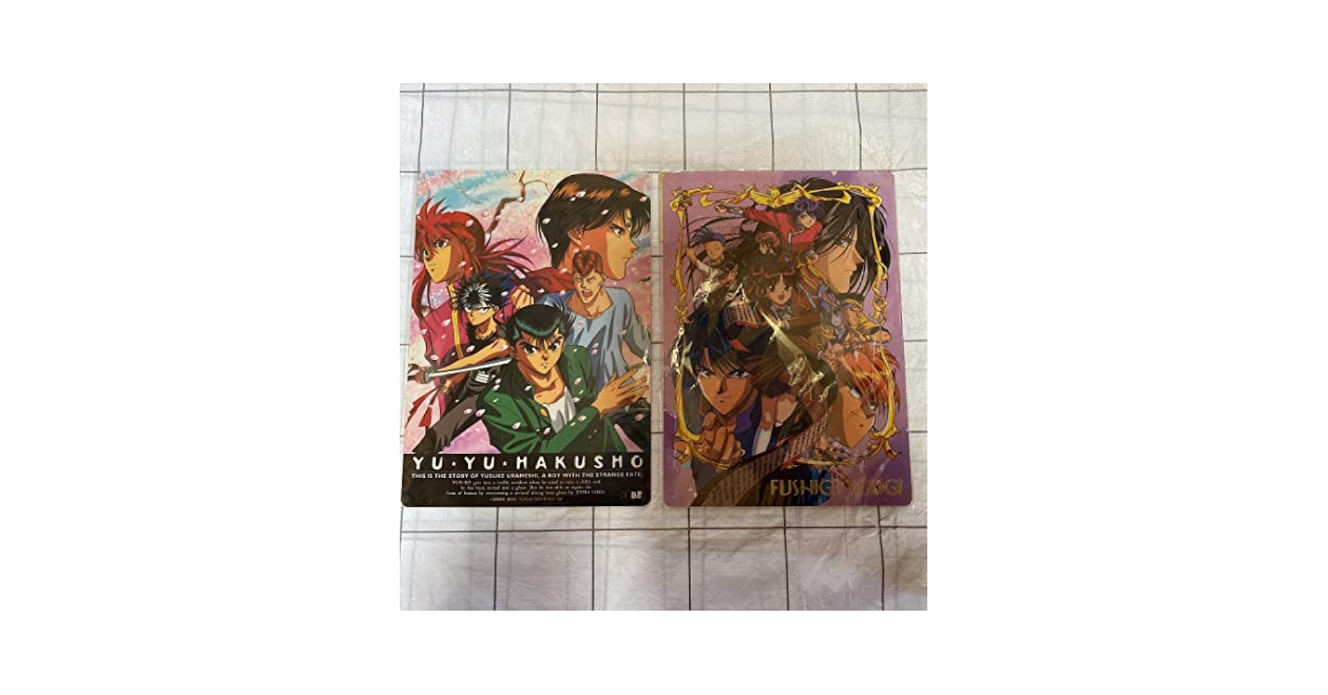 Amazon.co.jp: 幽遊白書 下敷き ふしぎ遊戯 下敷き 裏表